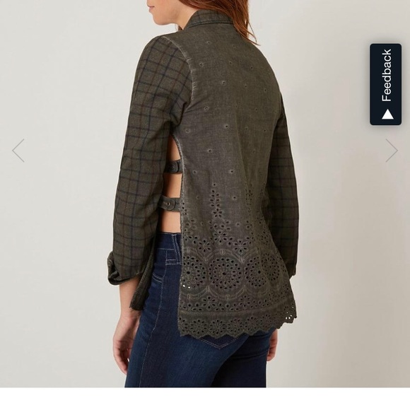 Gimmicks Plaid Shirt, new with tags. - Picture 2 of 4